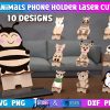 184-Phone holder vector for CNC svg vector file, vector cut file, digital vector art, cnc, cnc file, cnc pattern, cnc cut, laser cut – L184