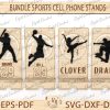 26 Letters Included Custom Phone Holder Stands Svg Files For Laser Cut – Easy Assembly & Stylish Display – DIY Phone Stand Laser Cut Files