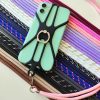 Universal Cell Phone Holder with Finger Ring Silicon Common Phone Case Colorful Strap Neck Lanyard  Sling Necklace Cord Mobile Phone Stand