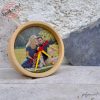 Quiet Alarm Clock Silent Wooden, Quiet Alarm Clock, Snooze Function, Large Face. Numbered Dial, Night light, Gentle sound, Traditional Clock