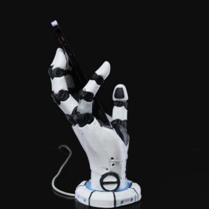 Android Hand Phone Holder – Robotic Future | Unique Gadget Stand, Phone Accessory, Desktop Decor, Gift Idea, Modern Tech | Futuristic Design