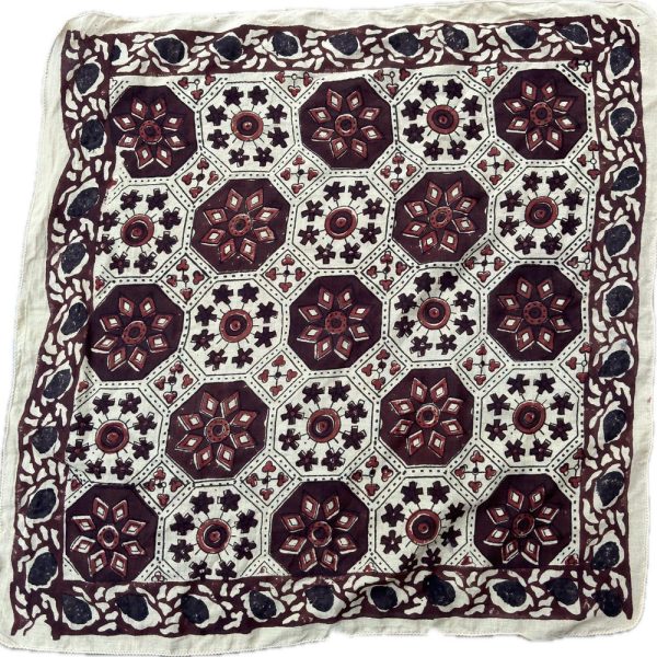 Bohemian Style Cotton Bandana | Soft Cotton Neck Scarf | Boho Chic Cotton Neckerchief  Vintage-Inspired Cotton Bandana | Handmade  Accessory