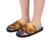 Art Deco Work From Home Office Decor | Plot Twist I’m Wearing Slippers | Framed Home Office Wall Art Print | Remote Work Humor Gift