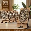 Laser cut animal phone stand svg template Glowforge cell phone holder cnc vector pattern  Phone stand dxf cut plan Instant download