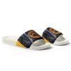 Stylish and fun, happy emoji graffiti – Men’s slides.   Enjoy around the neighborhood, at the beach, on vacation or even just out and about.