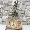 Antique French Mantel Clock Desk Clock Table Clock Marble