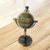 Stylish Metal Silent Desk Clock, 9.8 Inches (25 cm), Original clock for gift
