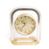 Light Brown, Mid Century Modern Desk and Table Clock | Unique Decor for Home, Office, Bookshelf, Bedside, Gift